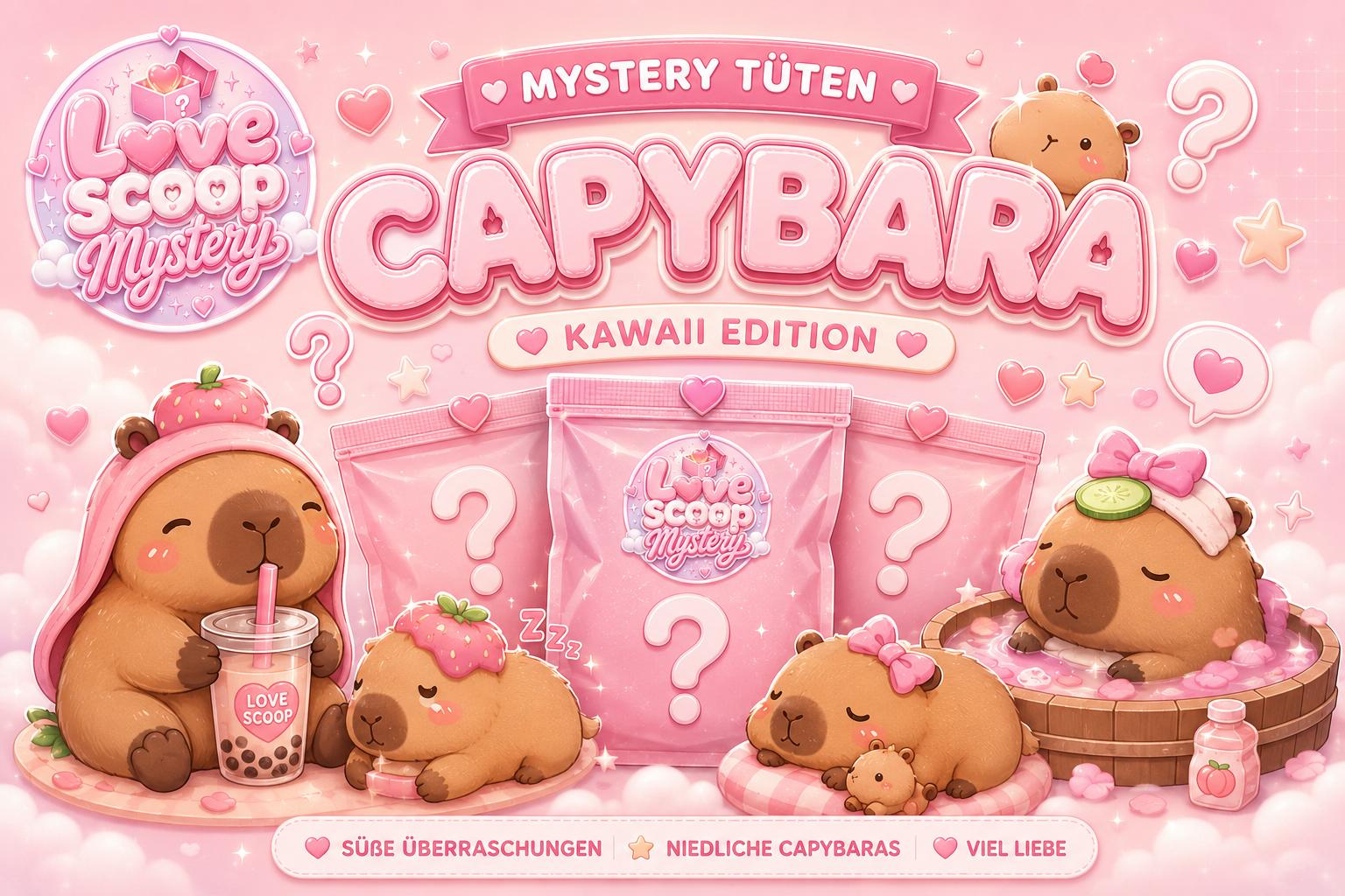 Capybara Kawaii Mystery Tüte
